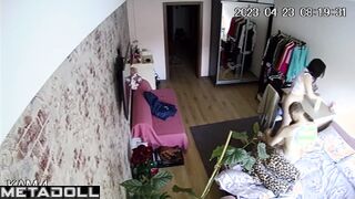 Real amateur couple fuck wildly in their bed live HD