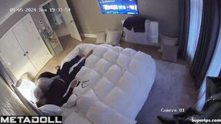Old British couple fucks in their bed