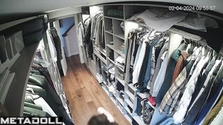 Big tits Polish brunette MILF gets dressed before having sex