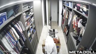 Innocent Dutch blonde student girl changes her new panties before masturbating