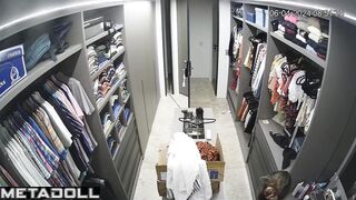 Innocent Dutch blonde student girl changes her new panties before masturbating