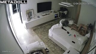 Amazing New Zealander parents fuck in their bedroom hidden cam