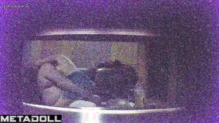 Amateur sex with brunette girl in sauna