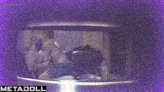Amateur sex with brunette girl in sauna