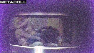 Amateur sex with brunette girl in sauna