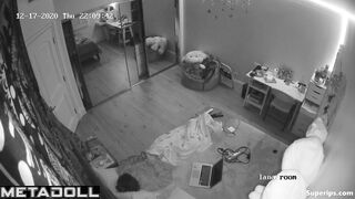Brunette college girl has virtual sex