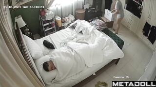 Blonde Latina woman gets fucked in her sleep