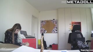Gorgeous German girl changes her clothes