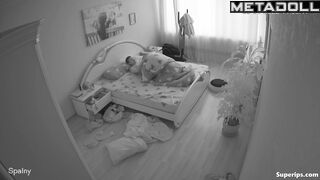 European married couple fucks in their bed