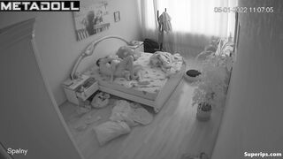 European married couple fucks in their bed