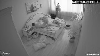 European married couple fucks in their bed