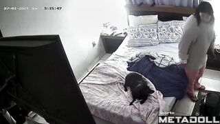 Granny Latina gets fucked in her bed