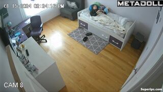 Cute American girl masturbates to orgasm