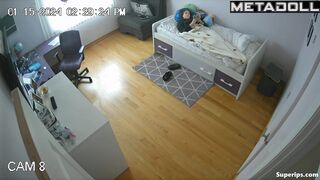 Cute American girl masturbates to orgasm