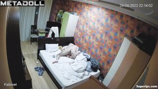 Petite Ukrainian girl rides her boyfriend