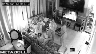 Rich Russian man fucks three young girls