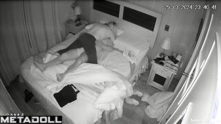 Chubby woman gives a blowjob to her husband