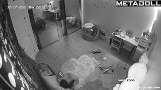 Brunette girl masturbates while watching TikTok