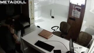 Cheating wife in the work office 2024