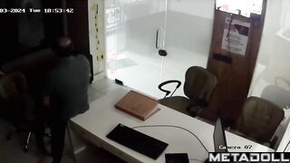 Cheating wife in the work office 2024