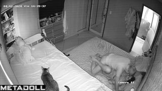 Amateur couple having sex in a hotel on vacation live
