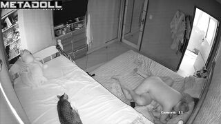 Amateur couple having sex in a hotel on vacation live