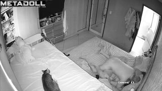 Amateur couple having sex in a hotel on vacation live