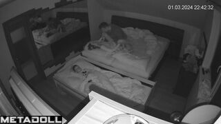 Swiss parents having sex on the couch