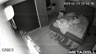 Perverse Welsh brunette wife fucks with her boss spy cam record
