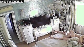 Amazing Greek married coiple does the 69 hidden IP camera
