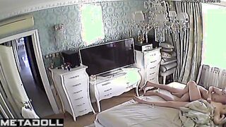 Amazing Greek married coiple does the 69 hidden IP camera