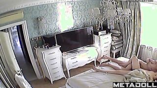 Amazing Greek married coiple does the 69 hidden IP camera
