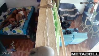 Fat German blonde student girl pleases her husband spy cam record
