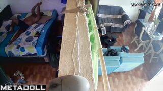 Fat German blonde student girl pleases her husband spy cam record