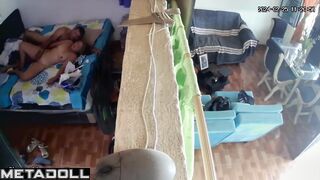 Fat German blonde student girl pleases her husband spy cam record