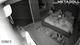 Amazing English newly married couple fuck wildly in their bed leaked record