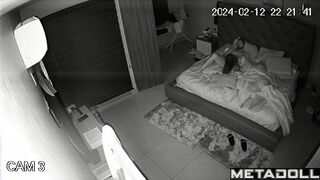 Amazing English newly married couple fuck wildly in their bed leaked record