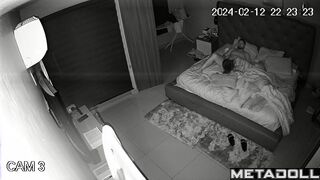 Amazing English newly married couple fuck wildly in their bed leaked record