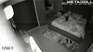 Amazing English newly married couple fuck wildly in their bed leaked record