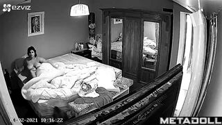 Old Latina woman masturbates to orgasm