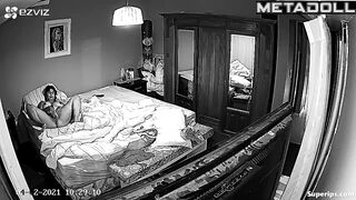 Old Latina woman masturbates to orgasm