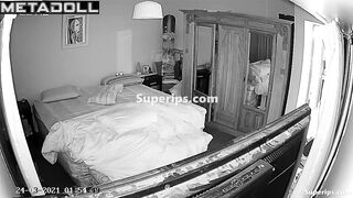 Granny Latina masturbates in her bed