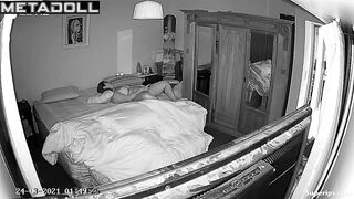 Granny Latina masturbates in her bed