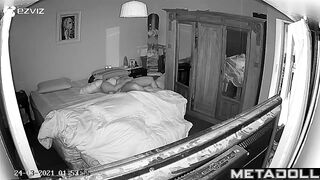 Granny Latina masturbates in her bed