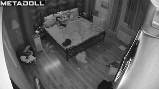 Skinny married couple fucking in their bed