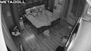 Skinny married couple fucking in their bed