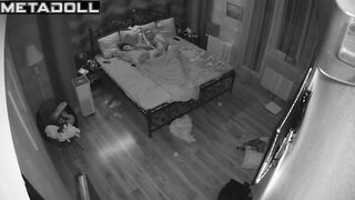 Skinny married couple fucking in their bed