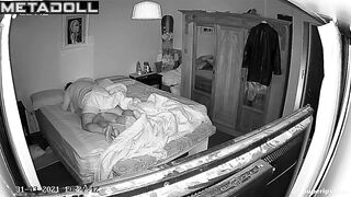 Hot man gives oral sex to his sleeping wife