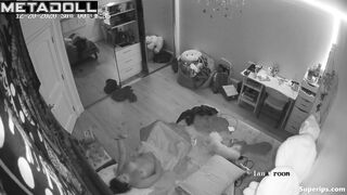 Hot brunette girl makes a sex video call