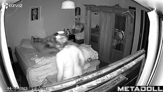 Old Latin couple fucks in their bed